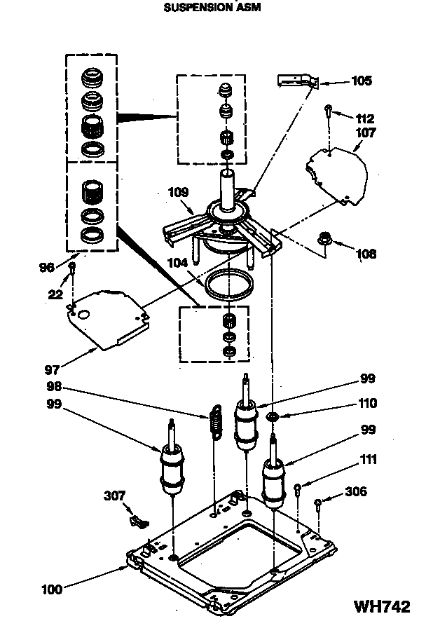 Suspension asm