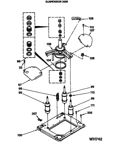 Suspension asm
