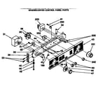GE WSM2480SAZWW washer/dryer control panel parts diagram
