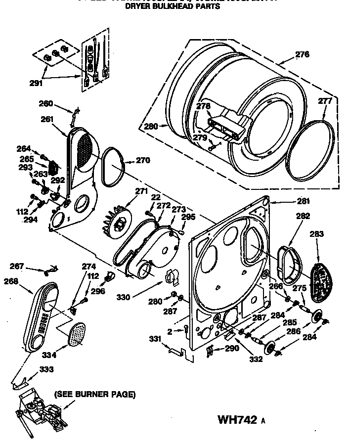 DRYER BULKHEAD PARTS