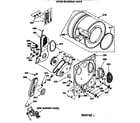 GE WSM2480SAZWW dryer bulkhead parts diagram