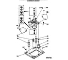 GE WSM2480SAZAA suspension assembly diagram
