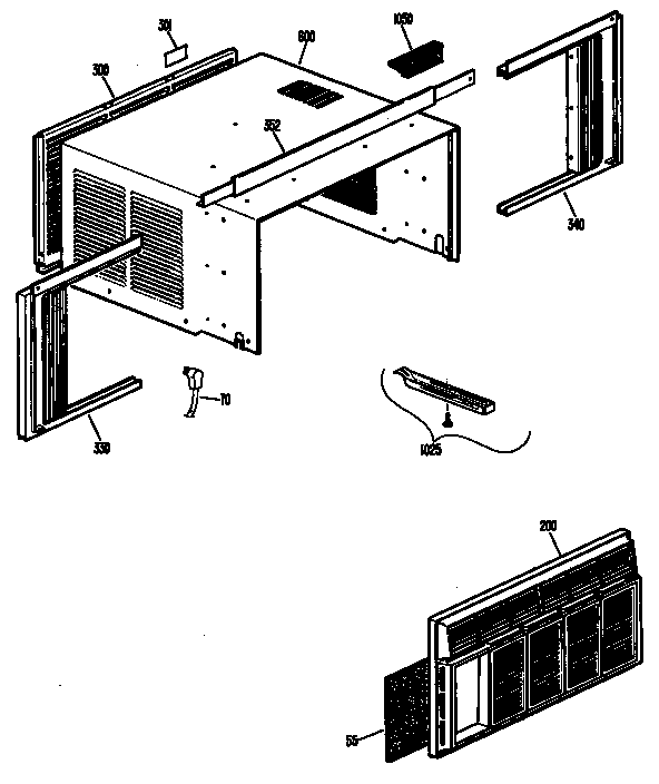 Cabinet/grille