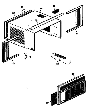 Cabinet/grille
