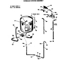 GE WWC8400SAL hydraulic system assembly diagram