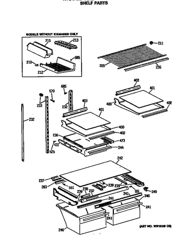 Shelf parts