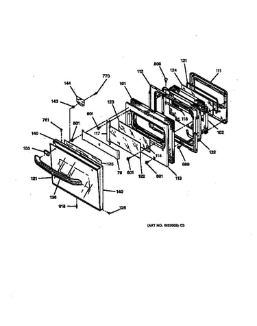 Oven door