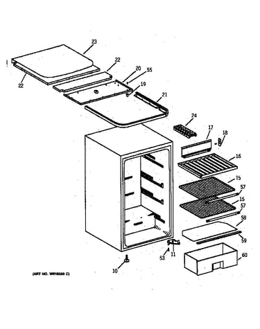 Cabinet & shelves