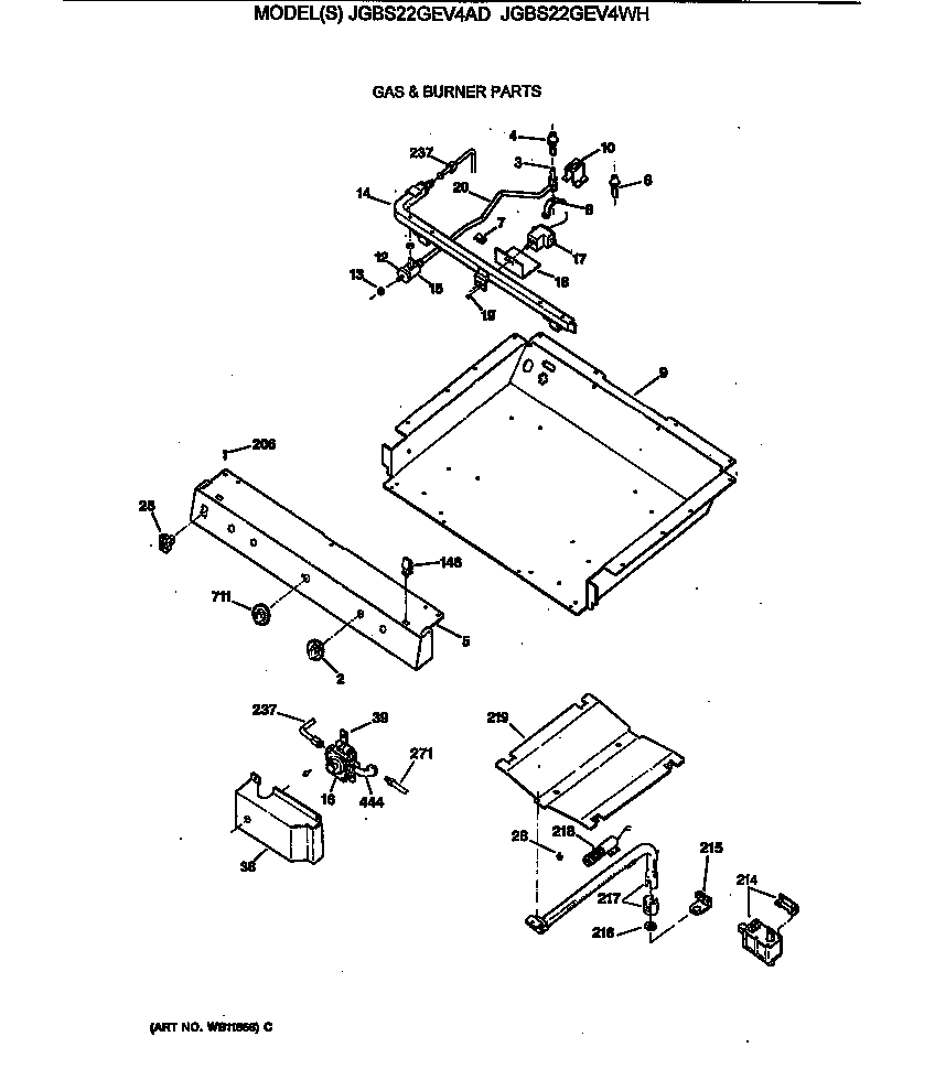 Gas & burner parts