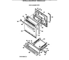 GE JGBS22GEV4AD door & drawer parts diagram