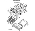 GE JGBP80MEV2BC door & drawer parts diagram