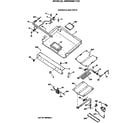 GE JGBP80MEV1BC burner & gas parts diagram