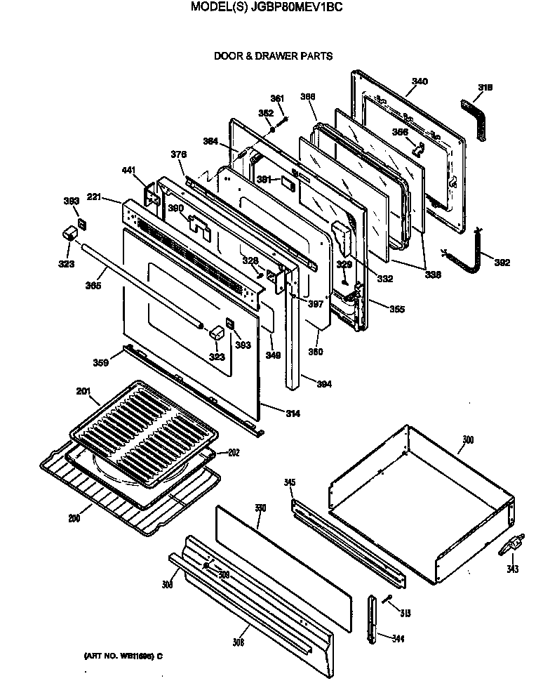 Door & drawer parts