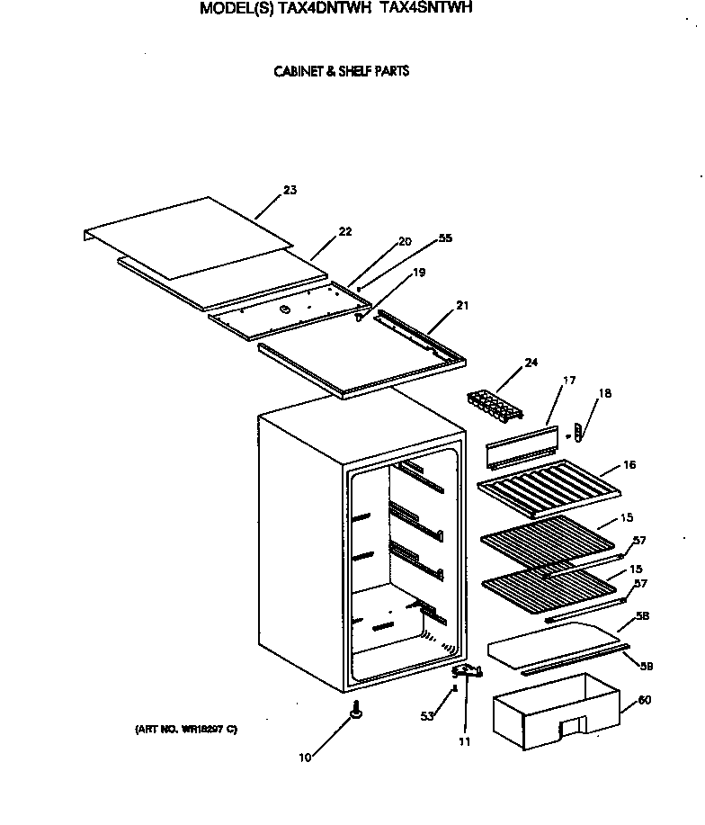 CABINET & SHELF PARTS