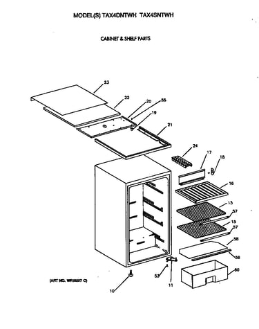 Cabinet & shelf parts