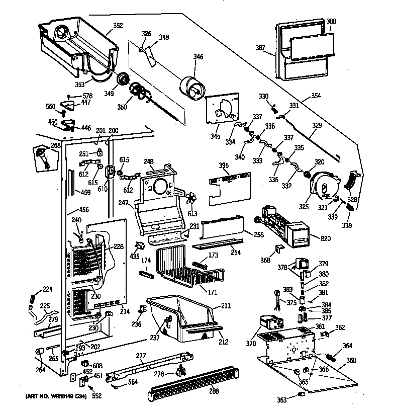 Freezer section