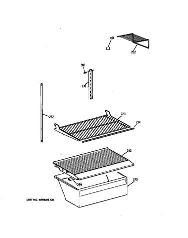 Shelf parts