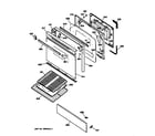 Kenmore 36275491990 door & drawer parts diagram