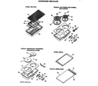 GE JXDS440R1WH accessory modules diagram