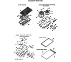GE JXDS430R1BL accessory modules diagram