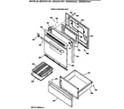 GE JBS30GV1AD door & drawer parts diagram
