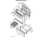 GE JBS18GV1 door & drawer parts diagram