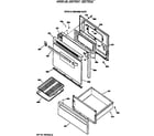 GE JBS17GV2 door & drawer parts diagram