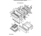 GE JBP79GV2 door & drawer parts diagram