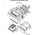 GE JBP75WV2 door & drawer parts diagram