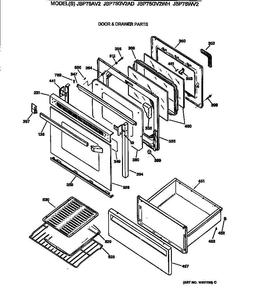 Door & drawer parts
