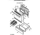GE JBS30GV3WH door & drawer parts diagram