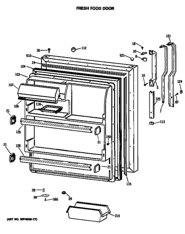 Fresh food door