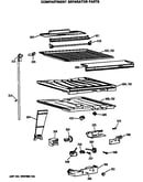 Compartment separator parts