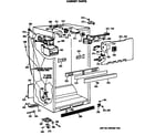 GE TBX18SISALAD cabinet parts diagram