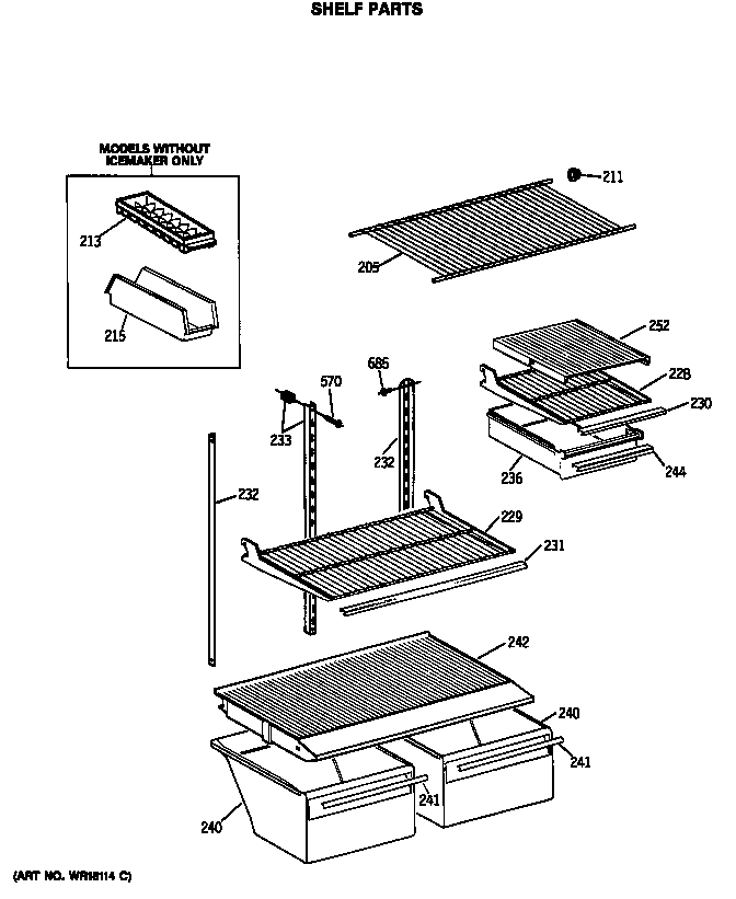Shelf parts