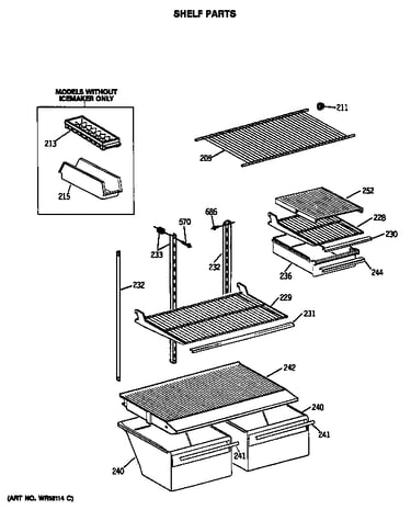 Shelf parts