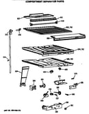 Compartment separator parts