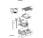 GE TBX18MASARAD shelf parts diagram