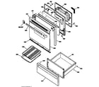 GE JBP65GS2WH door/drawer diagram