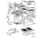 GE TBX18KFBR cabinet diagram