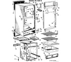 GE TB12SFBL cabinet diagram