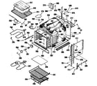 GE ZEK737WP1WG oven diagram