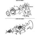 GE DDG7288MXL drum & duct assembly diagram