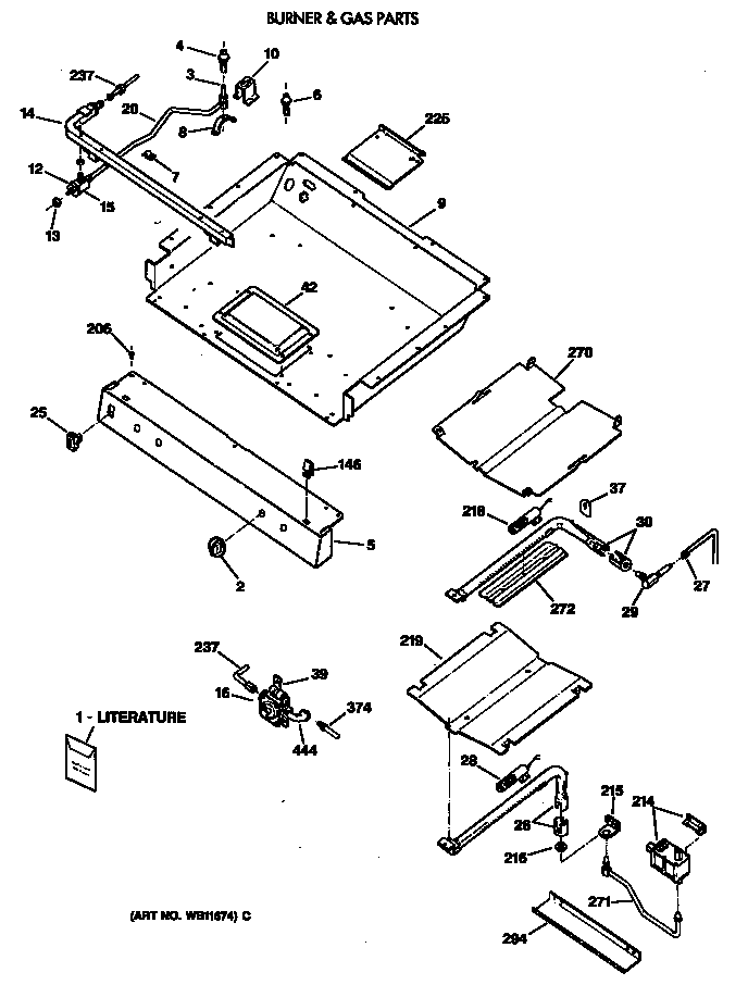 Burner & gas parts