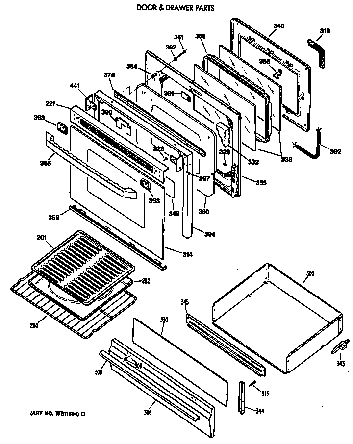 Door & drawer parts