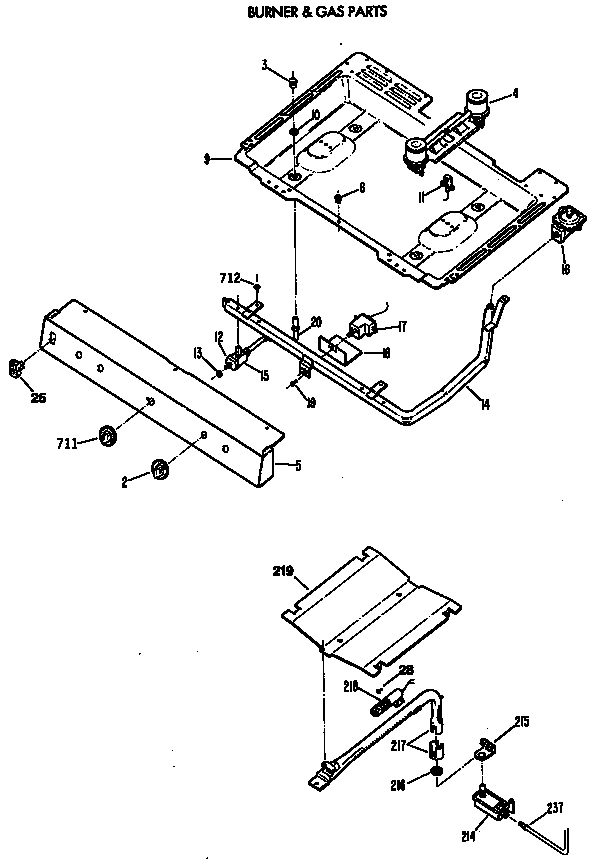 BURNER & GAS PARTS