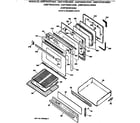GE JGBP35AEV4AA door & drawer parts diagram