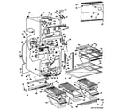 GE TBX22RFDR cabinet diagram