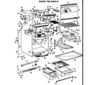 GE TBX20KGCR cabinet diagram