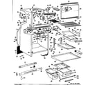 GE TBX18CHCR cabinet diagram